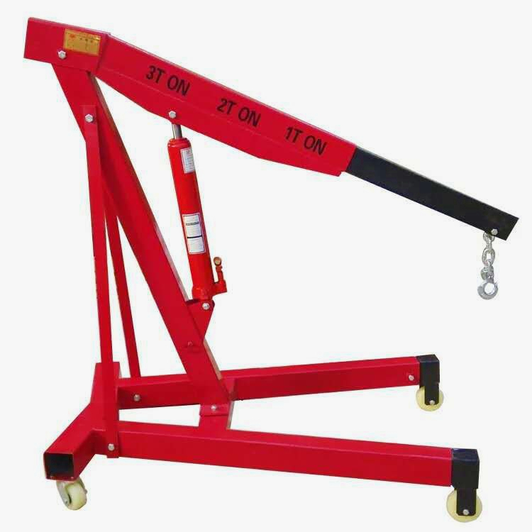 ครนยกเครื่อง-2-ตัน-เครนยกของ-ที่ยกเครื่องยนต์-ที่ยกของ-hydraulic-crane-2-ton-shop-crane-รถเครนเครื่องยนต์หนัก-2-ตัน