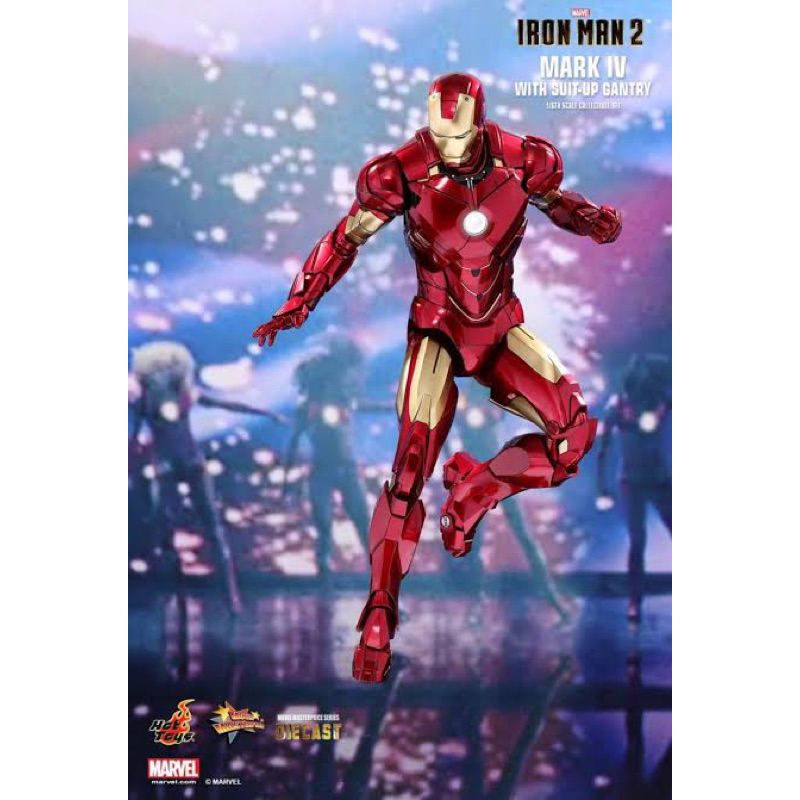 hot-toys-mms462d22-iron-man-2-mark-v-with-suit-up-gantry-มือสอง