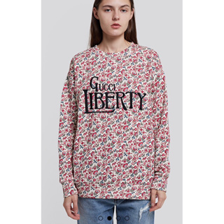 พร้อมส่ง 🔥Sale 12999🔥 เสื้อ Gucci Liberty sweatshirt ขนาดว่าง S