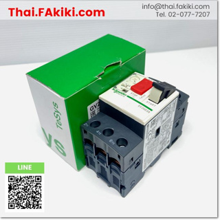 พร้อมส่ง,(A)Unused, GV2ME08 Motor Circuit Breakers ,มอเตอร์เซอร์กิตเบรกเกอร์ สเปค 3P 2.5-4A ,SCHNEIDER (66-006-714)