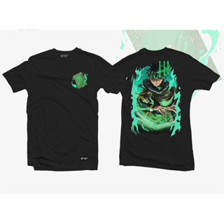 Black Clover Asta Anime Manga Unisex T-Shirt อนิเมะเสื้อผู้ชายดีไซน์ BENOH