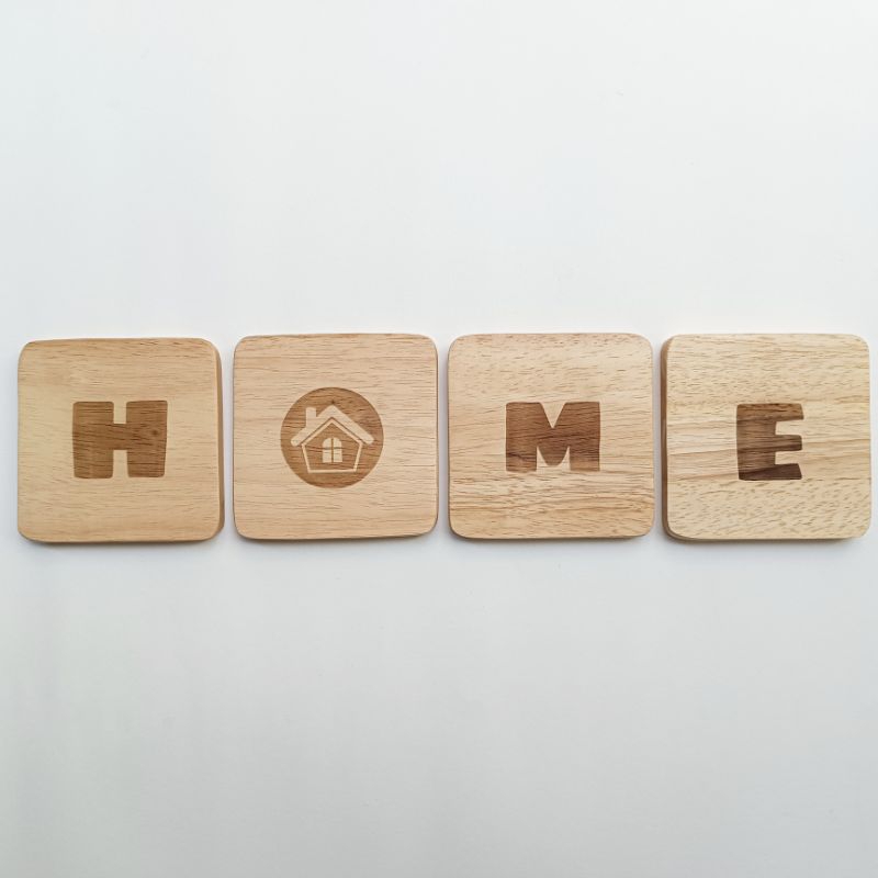 ป้ายhome-ป้ายไม้ตกแต่งบ้าน-ป้ายไม้ยิงเลเซอร์