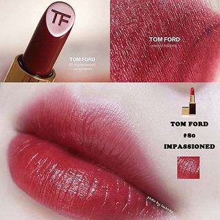 Beauty-Siam แท้ทั้งร้าน !! แบ่งขายลิปสติก TOM FORD LIPSTICK ปริมาณ 0.25 กรัม สี 08 IMPASSIONED พร้อมแปรงทาลิป