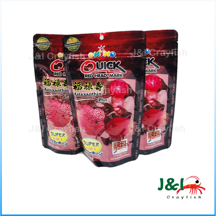 อาหารปลา-okiko-quick-red-head-mark-100g-f0007