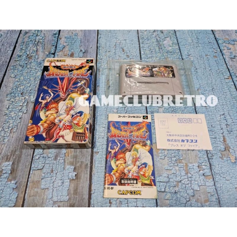 Super Famicom SFC SNES BREATH OF FIRE II 2 Japan