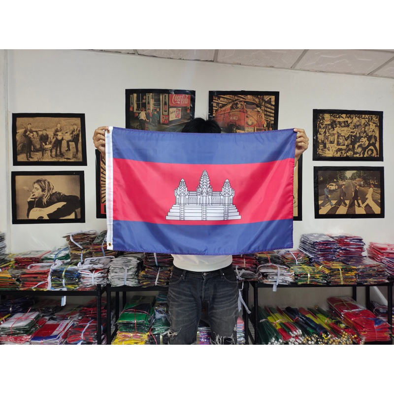 lt-ส่งฟรี-gt-ธงชาติ-กัมพูชา-cambodia-flag-4-size-พร้อมส่งร้านคนไทย