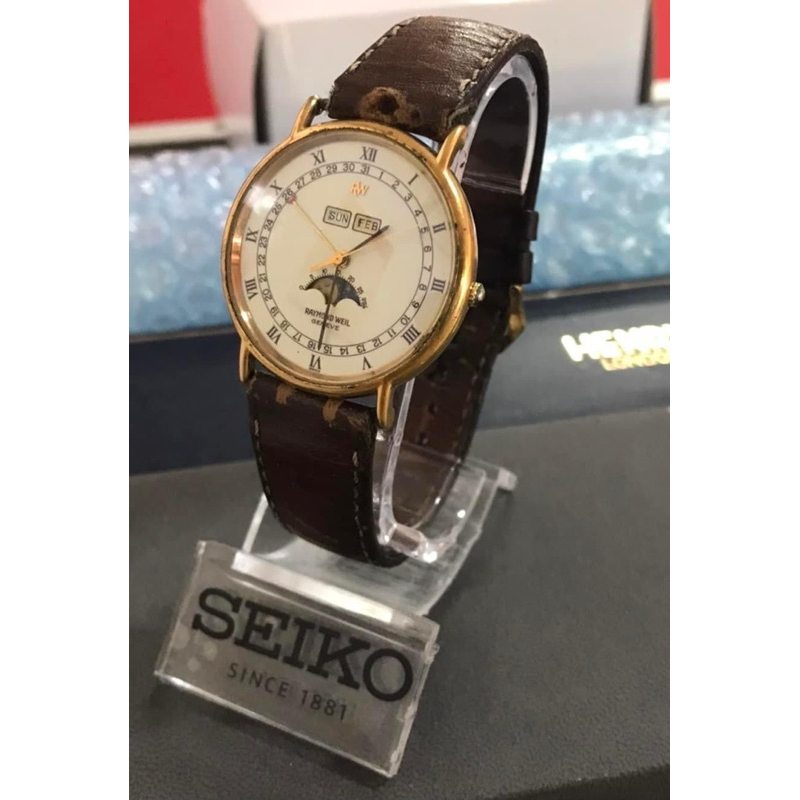 Raymond Weil (RW) 5483-2 Moon Phase หน้าปัดพระจันทร์ | Shopee Thailand