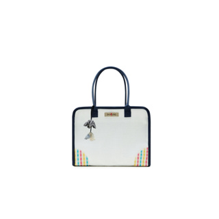 DoiTung กระเป๋า Tote bag STD 2023 (PTT) size M White 15x30x22 cm.