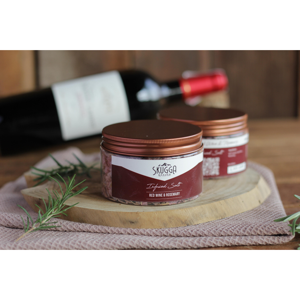 Skugga Estate Pyramid Salt (Red Wine - Rosemary Salt) | Shopee Thailand
