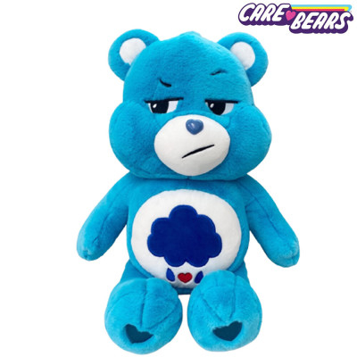 ตุ๊กตาแคร์แบร์-แท้-care-bear-grumpy-กรัมปี้-หน้าบึ้ง-ลิขสิทธิ์เกาหลี