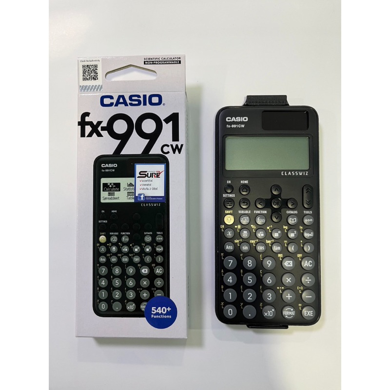 Casiocalculator เครื่องคิดเลขวิทยาศาสตร์ รุ่น FX-991CW-สีดำ ...