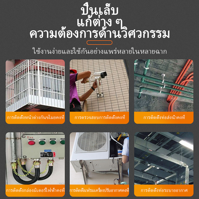 คู่มือปืนเล็บชุดหมุดย้ำเครื่องมือผนังคอนกรีตสมอลวดเหล็กร่องอุปกรณ์ปืนดึงลมเครื่องมือไฟฟ้าปืนยิงเล็บส่ง-50-เล็บ