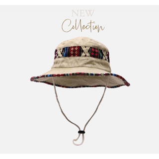 สินค้า หมวกเดินป่า ผ้าcotton made in Thailand 🇹🇭 (พร้อมส่ง) หมวกเดินป่าวินเทจ