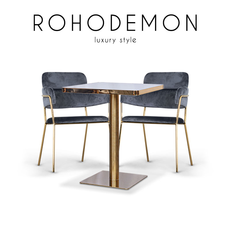 as-furniture-rohodemon-ไรโฮเดม่อน-ชุดโต๊ะอาหารทรงเหลี่ยมท็อปไม้ลายหิน-2-ที่นั่ง