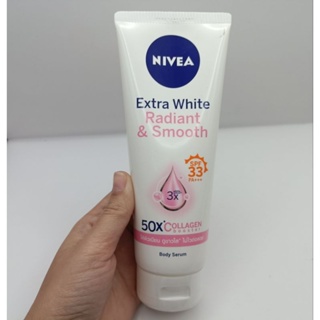 NIVEA Extra White Radiant&amp;Smooth Serum เนียซี เอ็กซ์จร้า ไวท์ เรเดียนท์ แอนด์ สมูท เซรั่ม 180 มล.