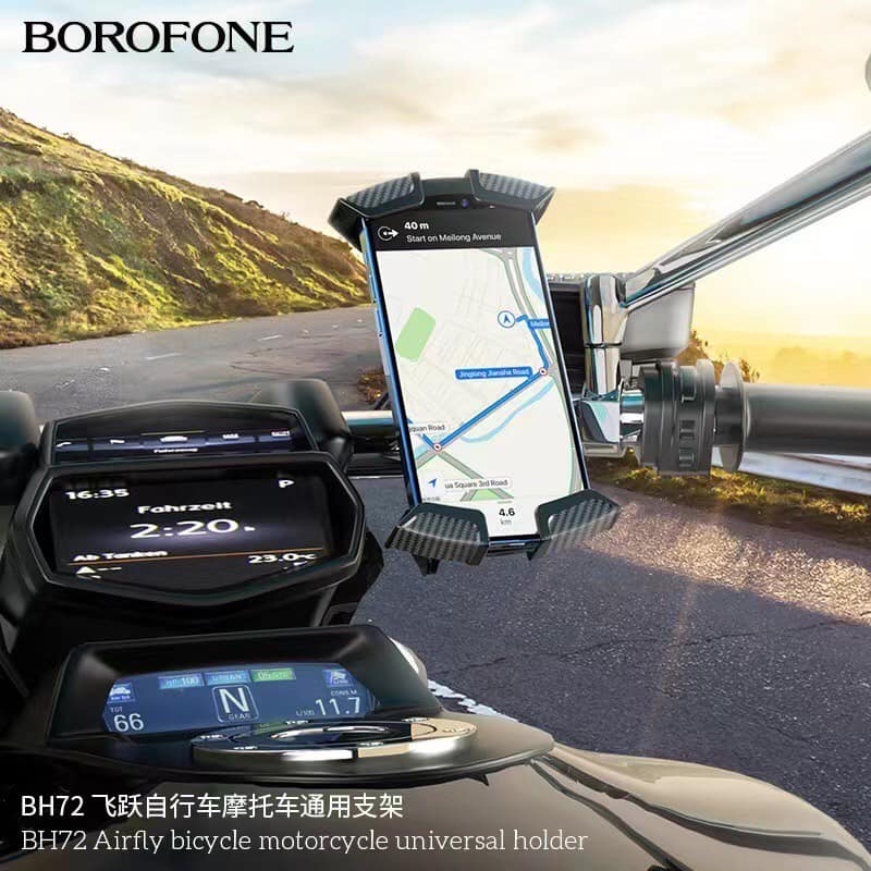borofone-bh72-bike-holder-bh72-airfly-ขาตั้งมือถือติดแฮนด์จักรยาน-ติดแฮนด์มอเตอร์ไซด์