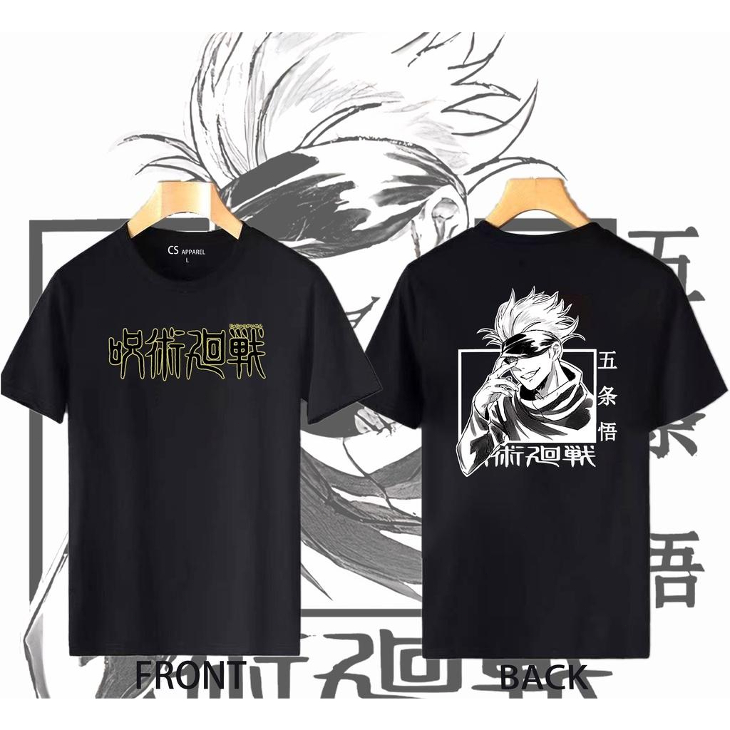 jujutsu-kaisen-gojo-satoru-เสื้อยืดผู้ชายคูลตัวจริงจากอนิเมะ