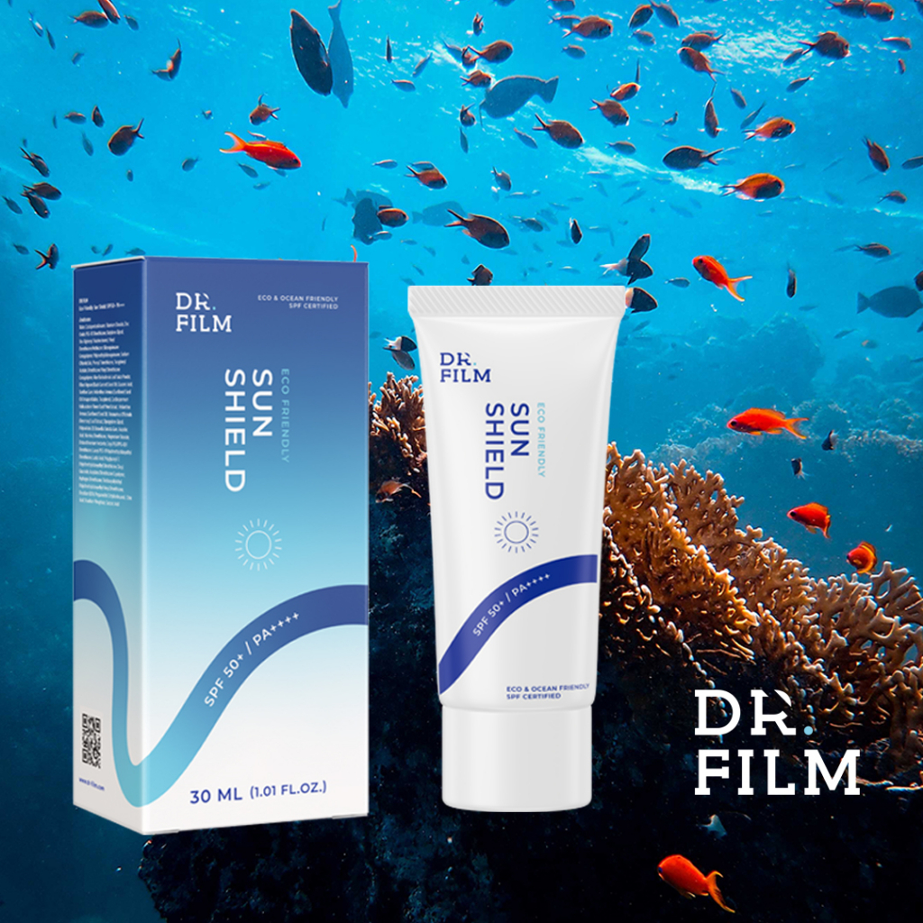 กันแดดรักษ์โลก-dr-film-eco-friendly-sun-shield-spf-50-pa-เที่ยวทะเล-ดำน้ำ-ว่ายน้ำดูปะการัง-ปกป้องผิว-ปกป้องทะเล