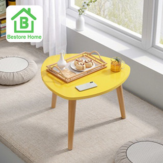 BestoreHome โต๊ะกลาง ตั้งโคมไฟ วางข้างเตียง ทรงสามเหลี่ยม เรียบหรู มินิมอล