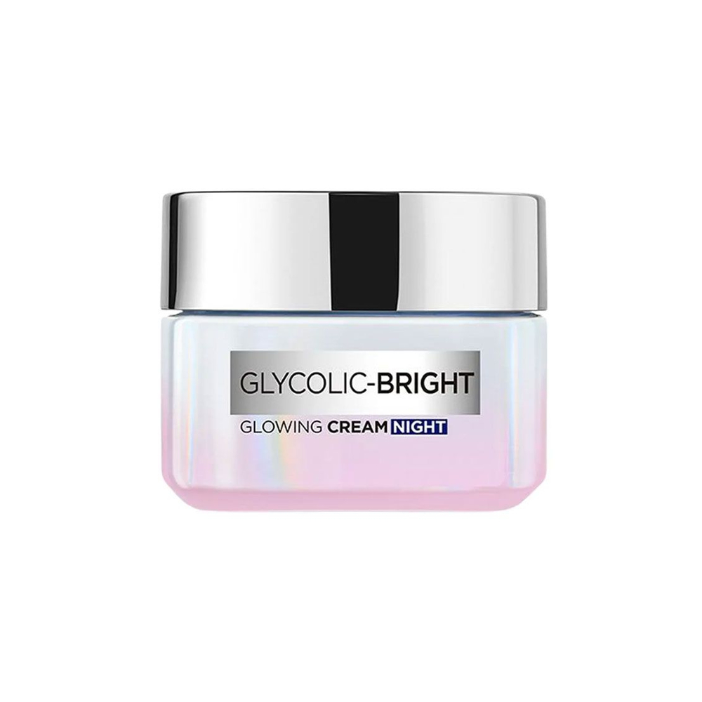 lor-al-paris-glycolic-bright-glowing-cream-night-ผลิตภัณฑ์บำรุงผิวหน้า-15ml