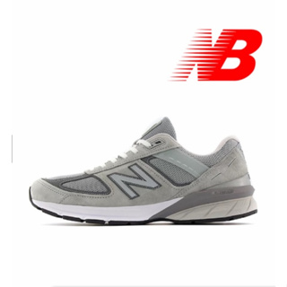 New Balance 990 v5 Dark Grey/รองเท้าวิ่งลำลอง/ของแท้100%