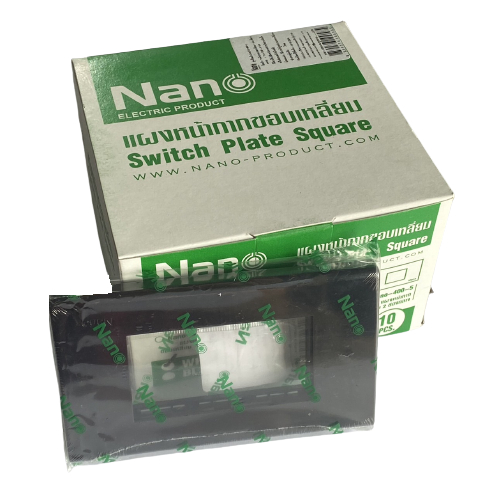 nano-แผงหน้ากากขอบเหลี่ยม-ฝา-3-ช่อง-รุ่น-nn-400-3-สีขาวและสีดำ