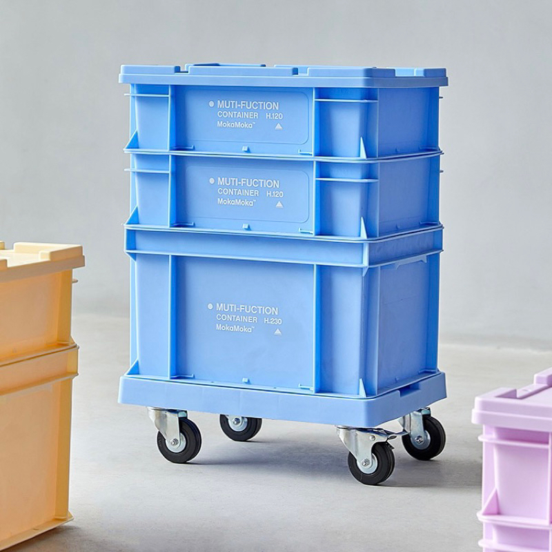 stratified-storage-กล่องเก็บของ-กล่องใส่ของ-3-ชั้น-กล่องเก็บของมีล้อเลื่อน
