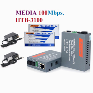 HTB-3100(A+B)-25KM netLINK 10/100M Single-mode Media Converter โหมดเดียวอุปกรณ์ปรับได้ มีเดีย คอนเวอร์เตอร์