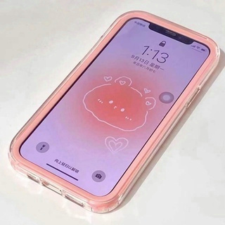 3 in 1 case สำหรับ Compatible for iPhone 14 13 12 11 Pro Max 6 7 8 14 Plus 13 12 11 14 Pro X XS SE Max สีกันกระแทก