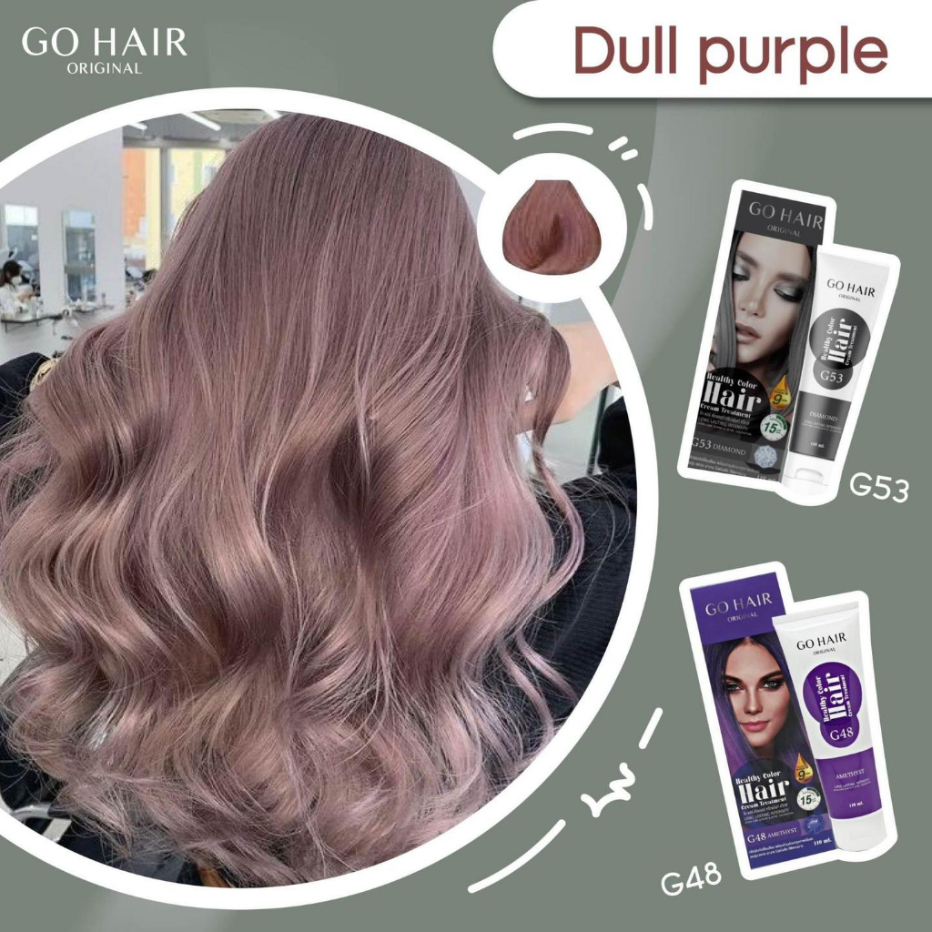 ภาพสินค้าGo Hair โกแฮร์ ทรีทเม้นท์ แว๊กสีผม Color Treatment Wax 110ml. จากร้าน beautymall_th บน Shopee ภาพที่ 1