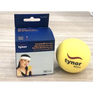 ลูกบอลบริหารมือ Tynor soft ball สีเหลือง มีความนิ่มและยืดหยุ่นได้ดีเหมาะในการใช้บริหารมือและข้อมือ บรรจุ 1 ลูก/กล่อง