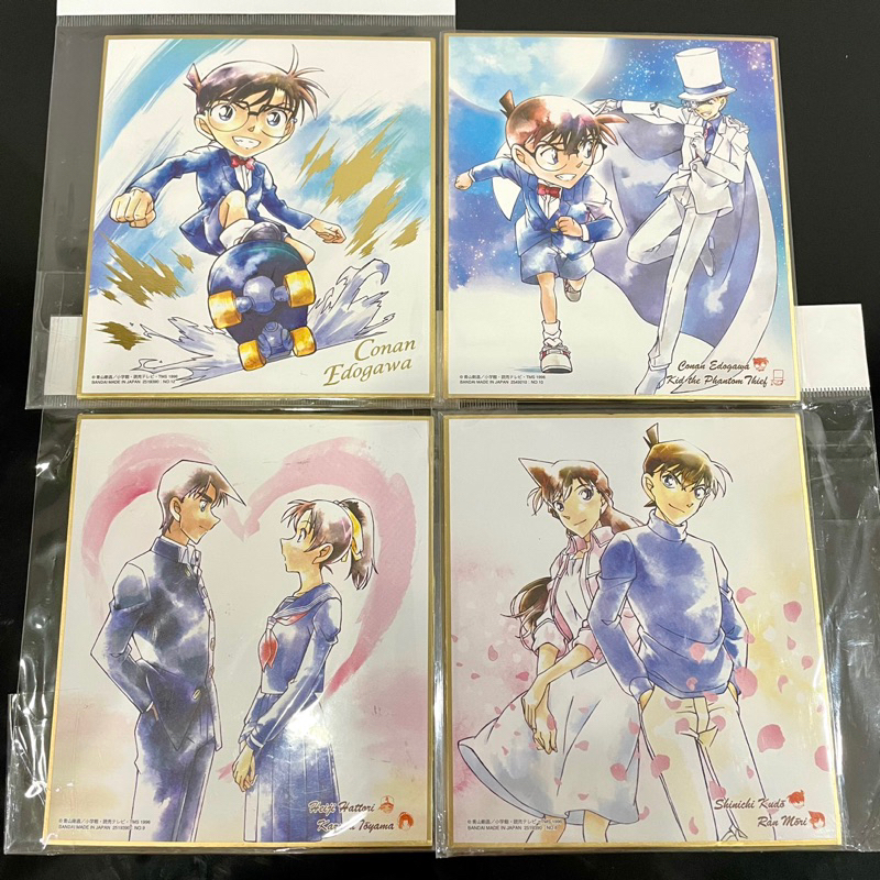 4ใบ-shikishi-detective-conan-kaito-shinichi-ภาพ-ชิกิ-โคนัน-ยอดนักสืบ