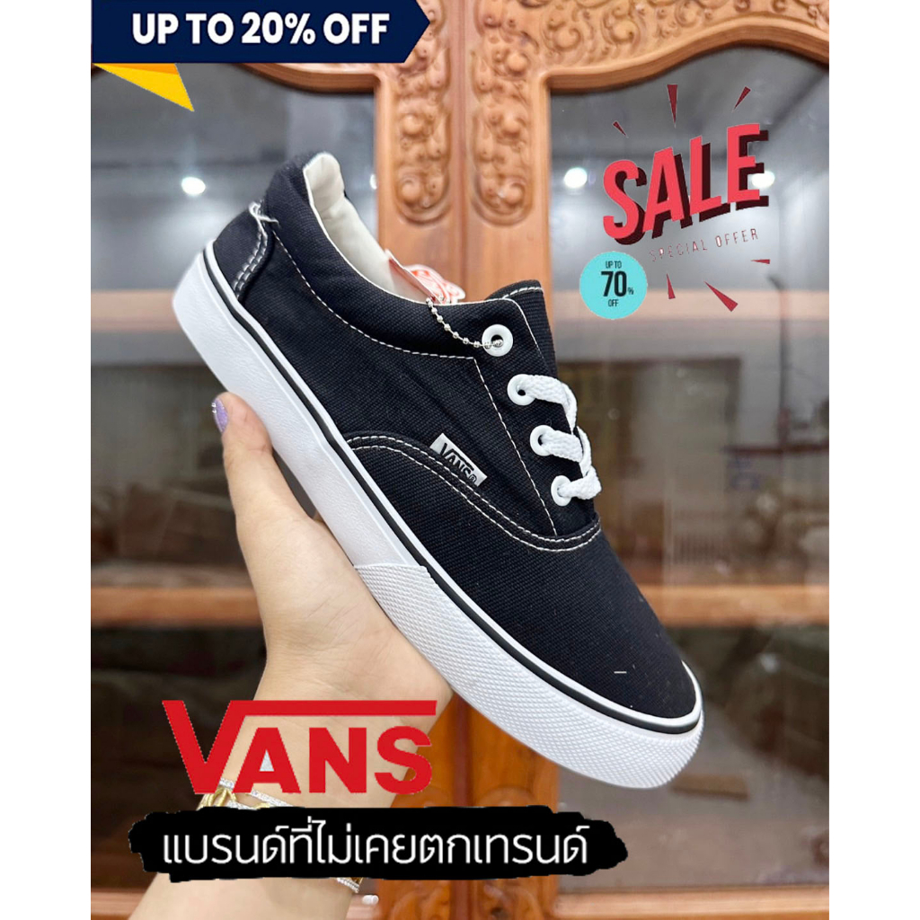 รองเท้าแฟชั่น-vans-slip-on-5-รู-สีขาว-รองเท้าแวนส์-รองเท้าลำลอง-รับประกันสินค้า