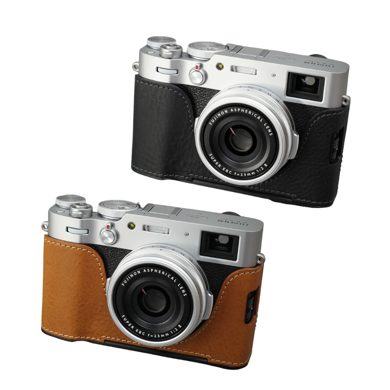 lims-design-fujifilm-x100v-half-case-เคสกล้องหนังแท้