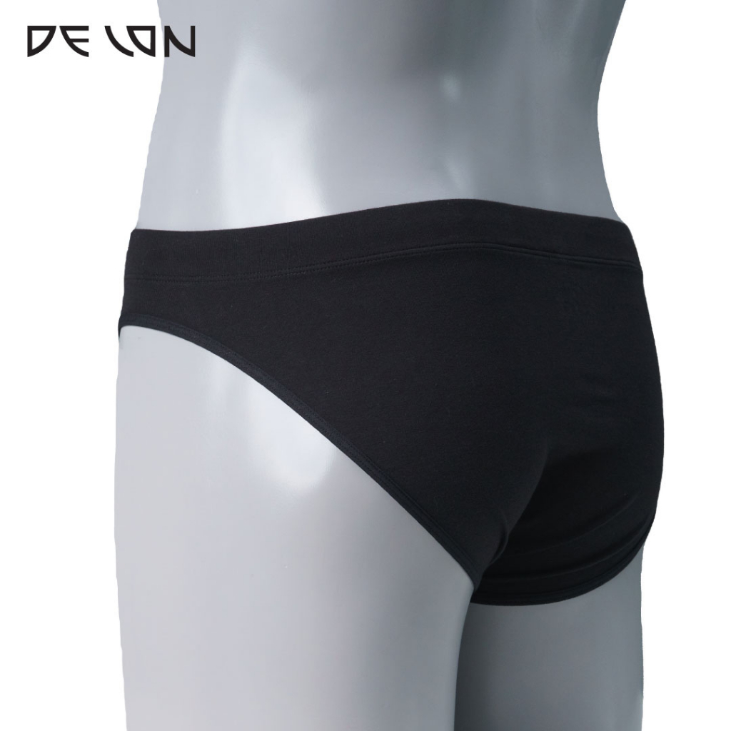 delon-กางเกงในชายau53021-บิกินนี่-briefs-ขอบหุ้มยางเอว-ผ้าคอตตอน-super-soft-กางเกงใน-กางเกงในชาย