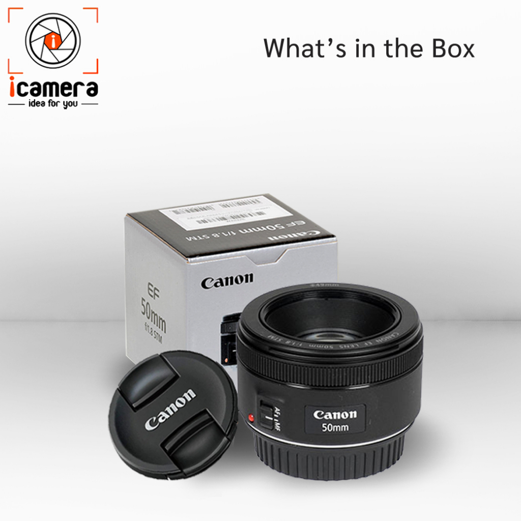 ภาพสินค้าCanon Lens EF 50 mm. F1.8 STM - รับประกันร้าน icamera 1ปี จากร้าน icamera_gadgets บน Shopee ภาพที่ 5
