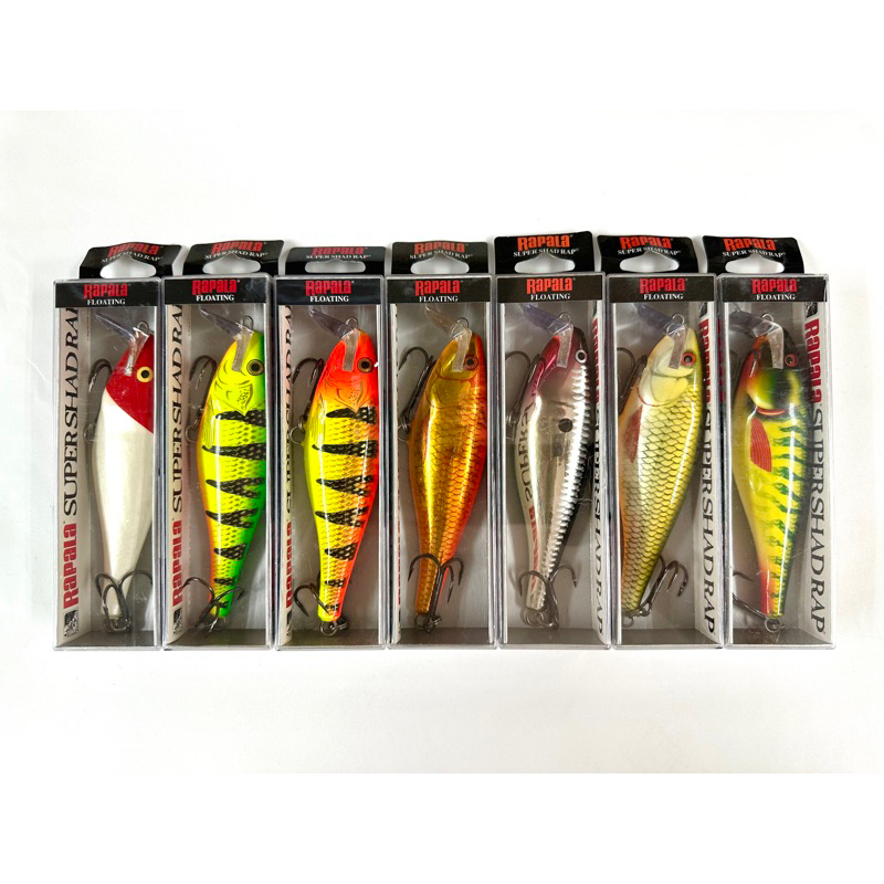Leurre Rapala Super Shad Rap 14 SSR – Bleu, Finlande, Très Rare