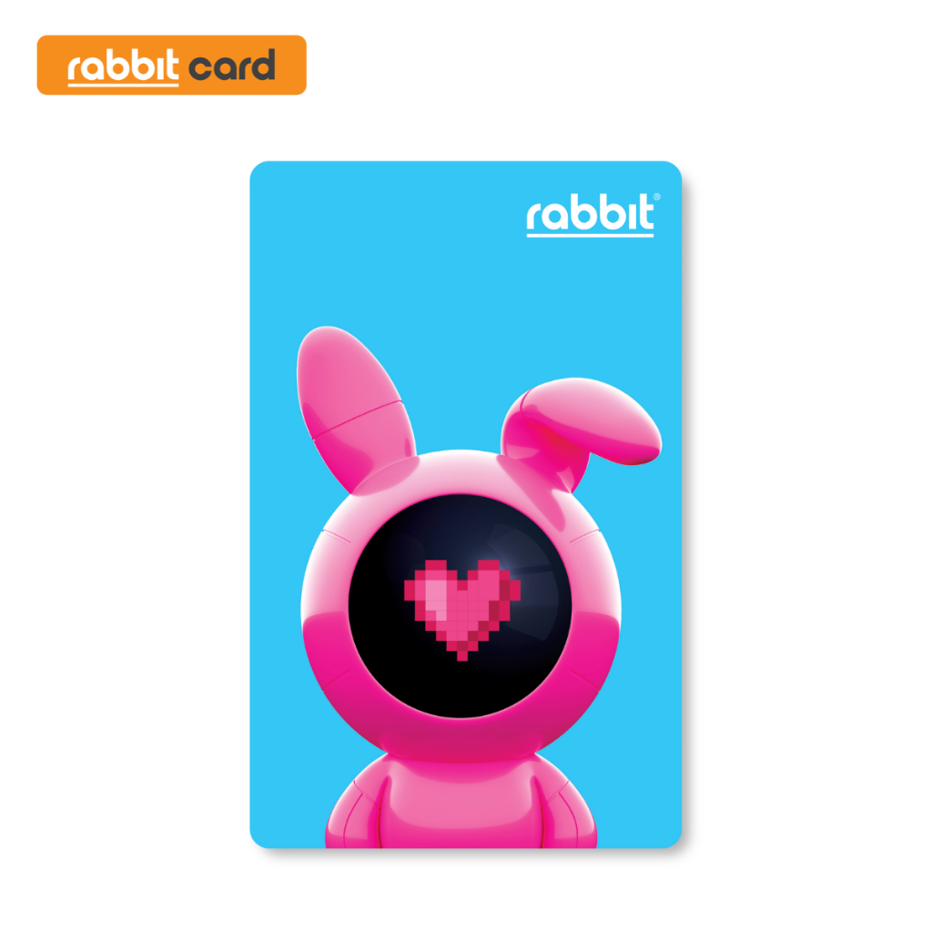 ราคาและรีวิวRabbit Card บัตรแรบบิท Friends 4Ever สำหรับบุคคลทั่วไป (Heart)