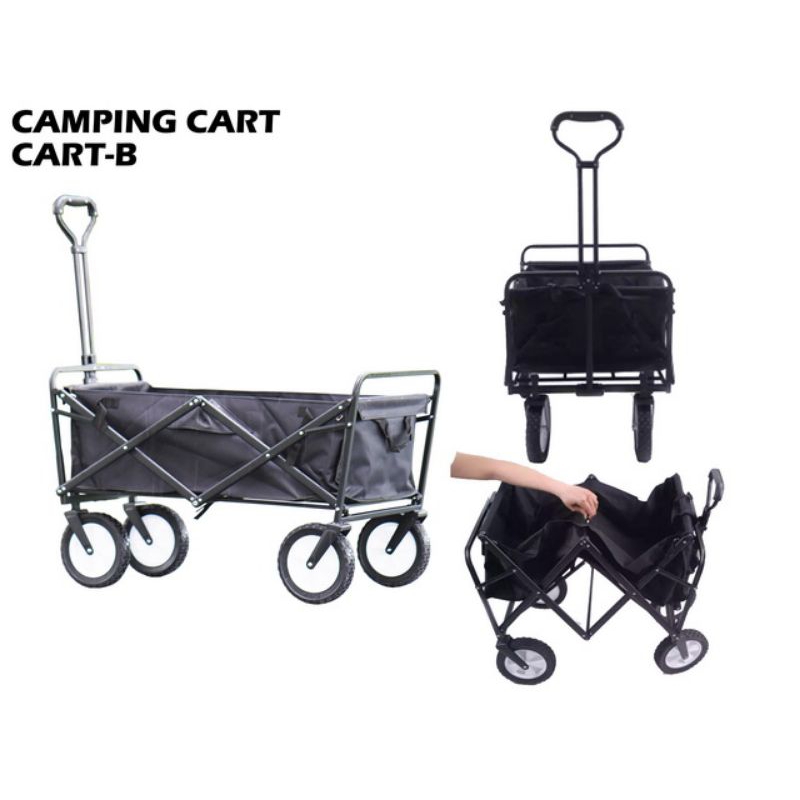 รถเข็นแคมปิ้ง-camping-cart-รถลาก-รถเข็นขนของ-รถเข็นพับได้-รุ่น-cart-b