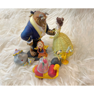 Set โฉมงามกับเจ้าชายอสูร Beauty and the beast Disney มือสอง Tomy rare