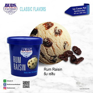 BUDS Ice Cream Rum Raisin 473 ml (280g)