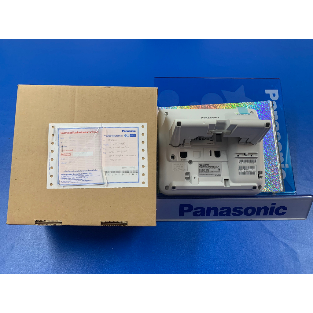 kx-ut113-สีขาว-panasonic-sip-phone-1-sip-account-poe-1-port-headset-port