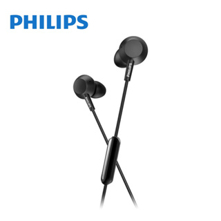 Philips TAE4105BK หูฟังอินเอียร์แบบมีสายป้องกันเสียงรบกวน