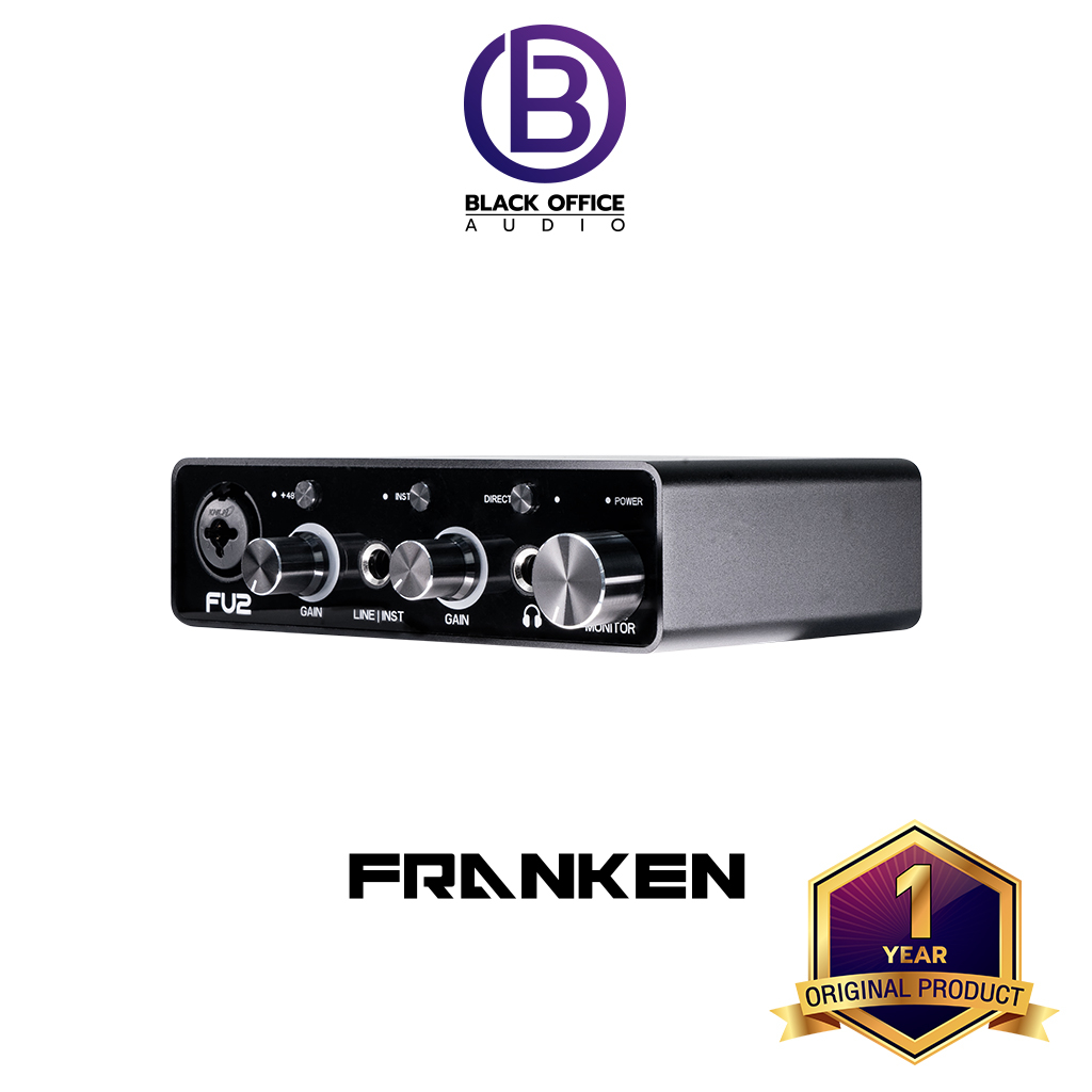 ใหม่ล่าสุด-franken-fu2-ออดิโออินเตอร์เฟส-บันทึกเสียง-ทำเพลง-usb-audio-interface-blackofficeaudio