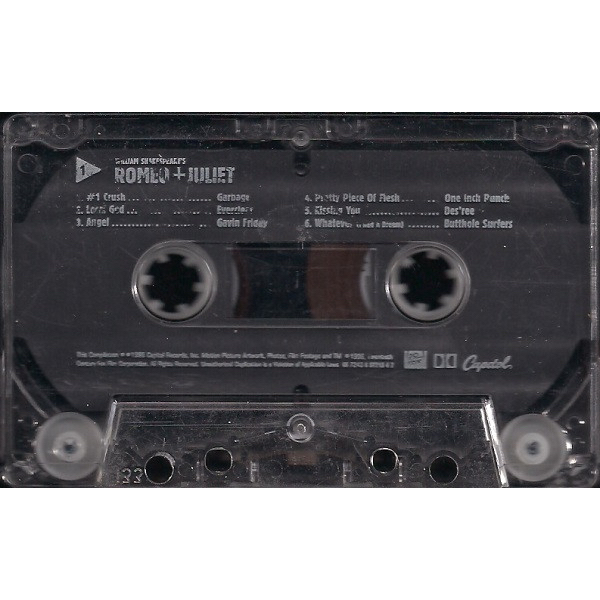 เทป-tape-cassette-william-shakespeares-romeo-juliet-music-from-the-motion-picture