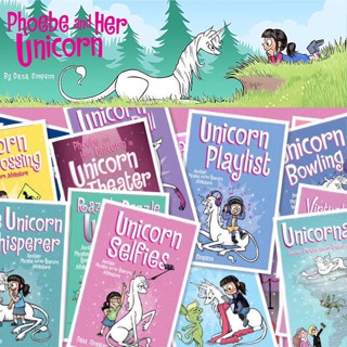 หนังสือชุด Phoebe and her Unicorn Series : Graphic Novel (ชุด 16 เล่ม) นิทานการ์ตูน ภาษาอังกฤษ การ์ตูน comic