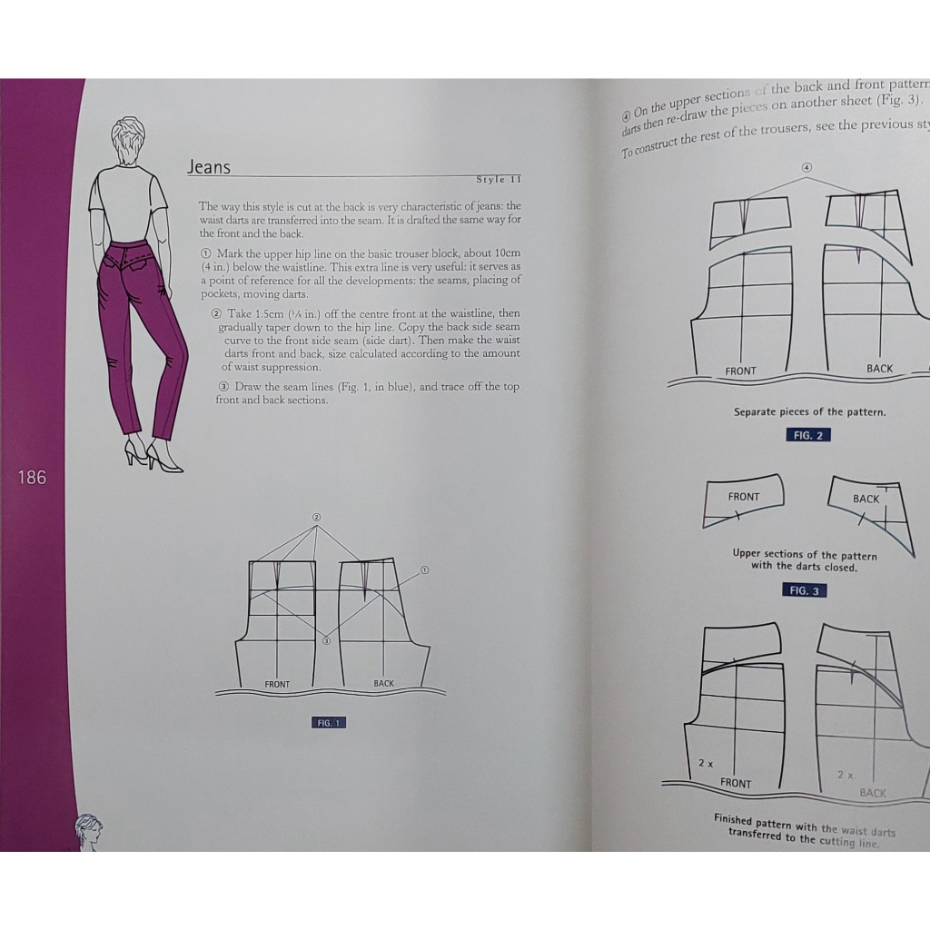 หนังสือ-สอนตัดเสื้อผ้า-ภาษาอังกฤษ-pattern-drafting-for-fashion-245page