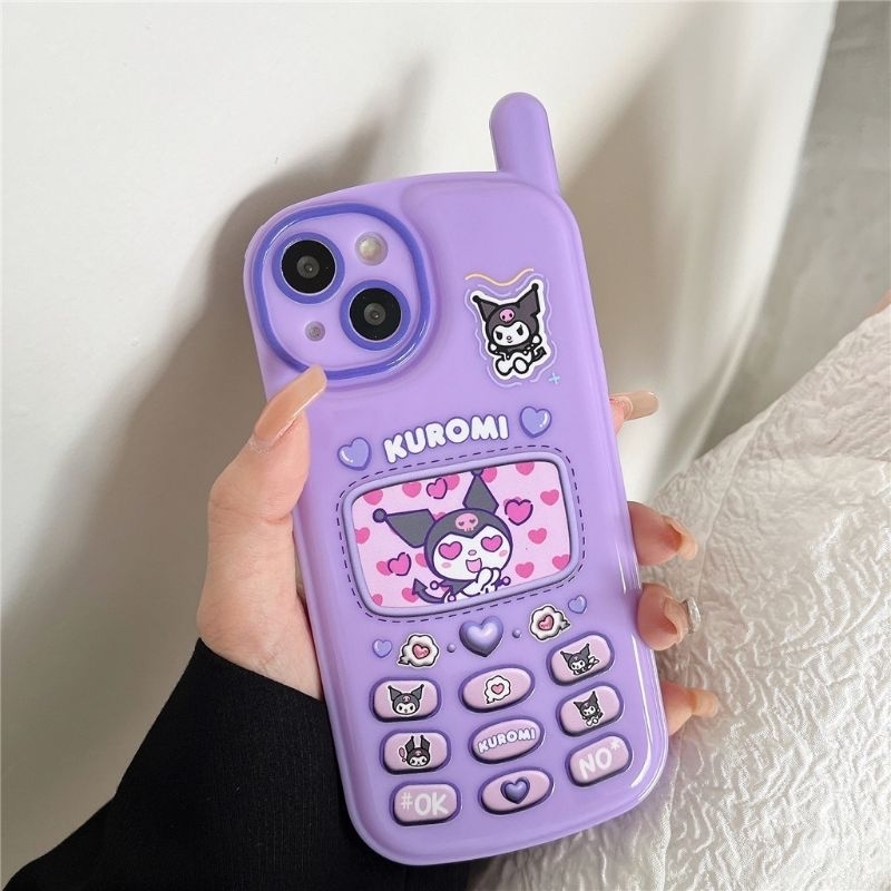 เคสมือถือ-iphone-13-pro-เคสน่ารักสีม่วง
