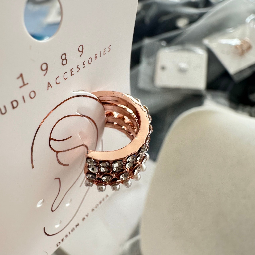 ear-cuff-ต่างหูหนีบบริเวณข้างใบหูแบบห่วง-rose-gold-ราคา1ชิ้นต่อ1ข้าง