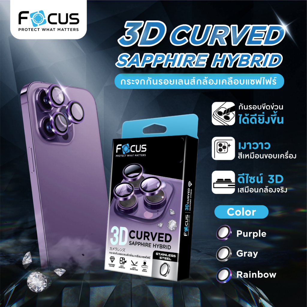 focus-3d-curved-sapphire-hybrid-แหวนกันรอยเคลือบแซฟไฟร์-สำหรับ-iphone-15pro-15pm-14pro-14pm-13pm-13pro-วงแหวน-3ชิ้น
